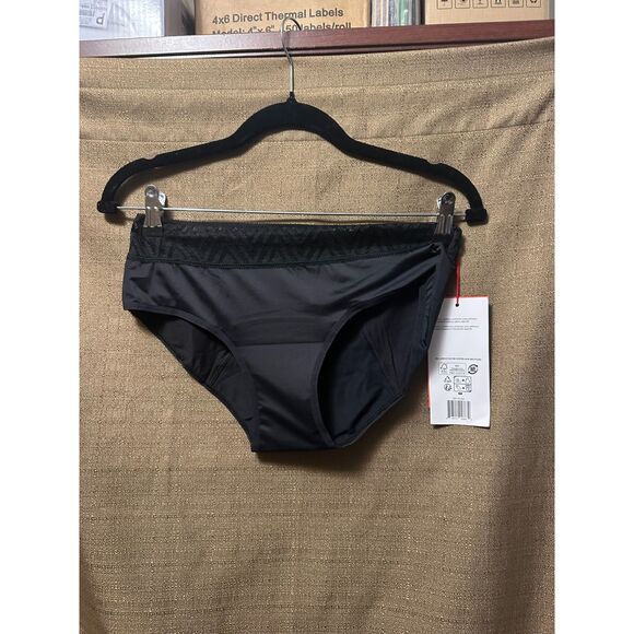 NWT Thinx Period Underwear Hiphuggers Size Medium Black Moderate - Picture 1 of 3